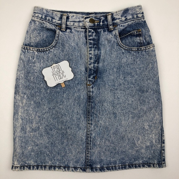 VTG Denim Jean Skirt